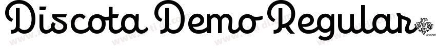 Discota Demo Regular字体转换